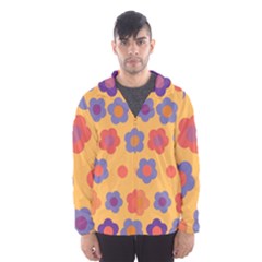 Floral Pattern Hooded Wind Breaker (men)