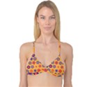 Floral pattern Reversible Tri Bikini Top View1