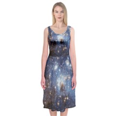 Large Magellanic Cloud Midi Sleeveless Dress