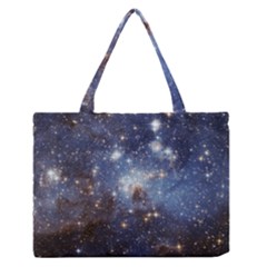 Large Magellanic Cloud Medium Zipper Tote Bag by SpaceShop