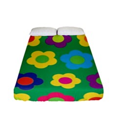 Floral Pattern Fitted Sheet (full/ Double Size)