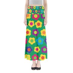 Floral Pattern Maxi Skirts