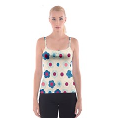 Floral Pattern Spaghetti Strap Top