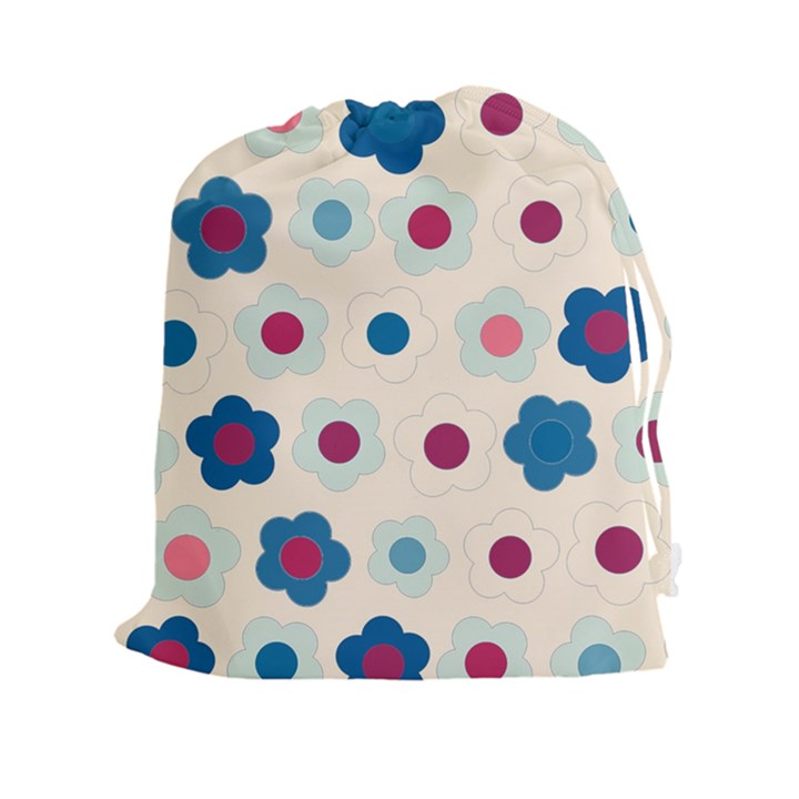 Floral pattern Drawstring Pouches (XXL)