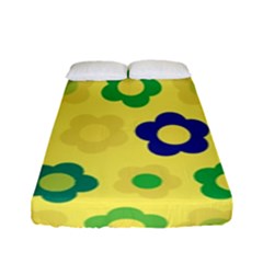 Floral Pattern Fitted Sheet (full/ Double Size)