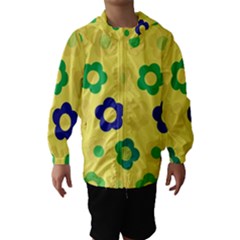 Floral Pattern Hooded Wind Breaker (kids)