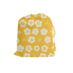 Floral Pattern Drawstring Pouches (large) 