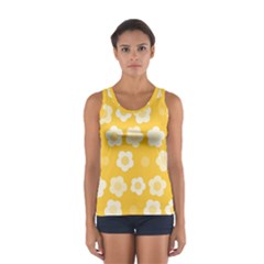 Floral Pattern Women s Sport Tank Top 