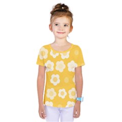 Floral Pattern Kids  One Piece Tee