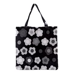 Floral Pattern Grocery Tote Bag