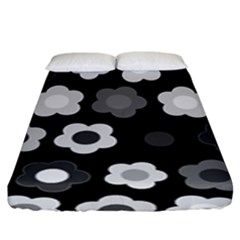 Floral Pattern Fitted Sheet (king Size)