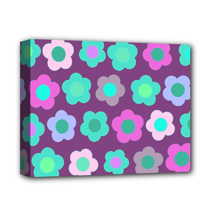 Floral pattern Deluxe Canvas 14  x 11 