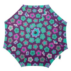 Floral Pattern Hook Handle Umbrellas (medium)