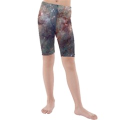 Tarantula Nebula Kids  Mid Length Swim Shorts