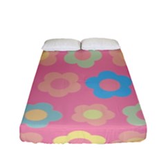 Floral Pattern Fitted Sheet (full/ Double Size)