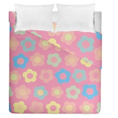 Floral Pattern Duvet Cover Double Side (queen Size)