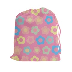 Floral Pattern Drawstring Pouches (xxl)