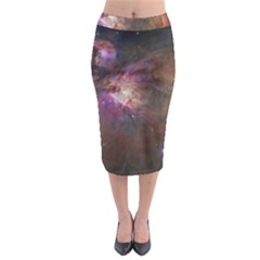 Orion Nebula Midi Pencil Skirt by SpaceShop