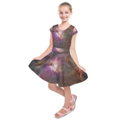 Orion Nebula Kids  Short Sleeve Dress