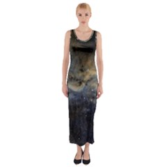 Propeller Nebula Fitted Maxi Dress by SpaceShop