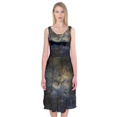 Propeller Nebula Midi Sleeveless Dress by SpaceShop