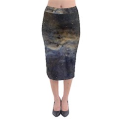 Propeller Nebula Midi Pencil Skirt