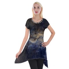 Propeller Nebula Short Sleeve Side Drop Tunic by SpaceShop