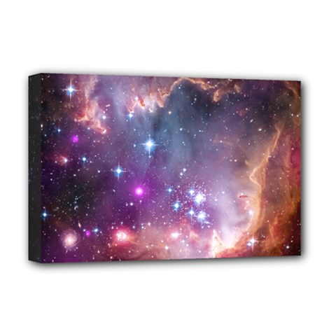 Small Magellanic Cloud Deluxe Canvas 18  X 12   by SpaceShop