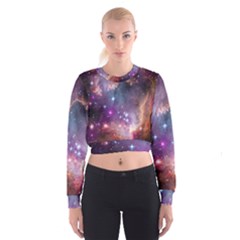 Small Magellanic Cloud Women s Cropped Sweatshirt by SpaceShop