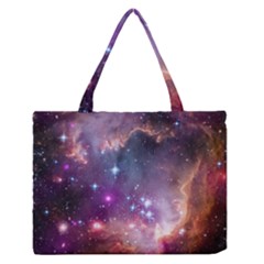 Small Magellanic Cloud Medium Zipper Tote Bag by SpaceShop