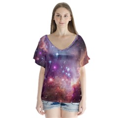 Small Magellanic Cloud Flutter Sleeve Top