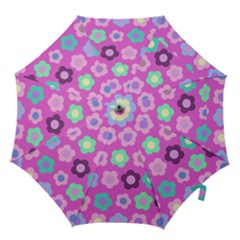 Floral Pattern Hook Handle Umbrellas (medium)