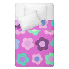 Floral Pattern Duvet Cover Double Side (single Size)