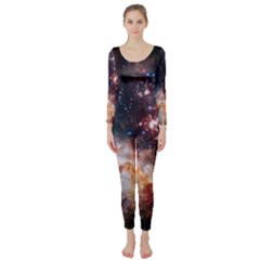 Celestial Fireworks Long Sleeve Catsuit by SpaceShop