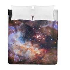 Celestial Fireworks Duvet Cover Double Side (full/ Double Size) by SpaceShop