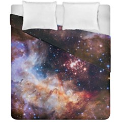 Celestial Fireworks Duvet Cover Double Side (california King Size) by SpaceShop