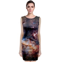 Celestial Fireworks Classic Sleeveless Midi Dress