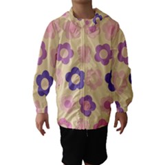 Floral Pattern Hooded Wind Breaker (kids)