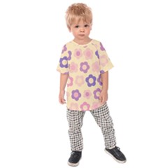 Floral Pattern Kids  Raglan Tee