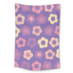 Floral Pattern Large Tapestry