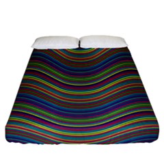 Pattern Fitted Sheet (california King Size)