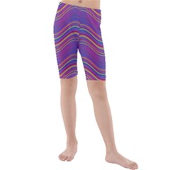 Pattern Kids  Mid Length Swim Shorts