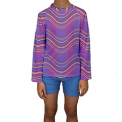 Pattern Kids  Long Sleeve Swimwear