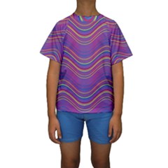 Pattern Kids  Short Sleeve Swimwear