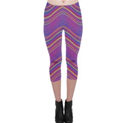 Pattern Capri Leggings 