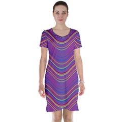 Pattern Short Sleeve Nightdress