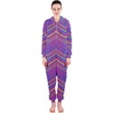 Pattern Hooded Jumpsuit (Ladies)  View1