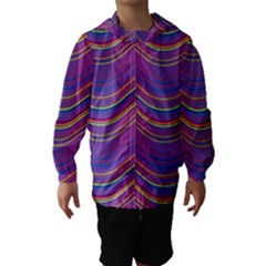 Pattern Hooded Wind Breaker (Kids)