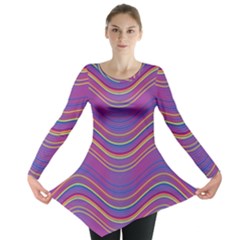 Pattern Long Sleeve Tunic 