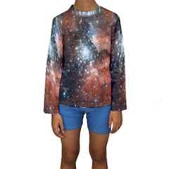 Star Cluster Kids  Long Sleeve Swimwear by SpaceShop